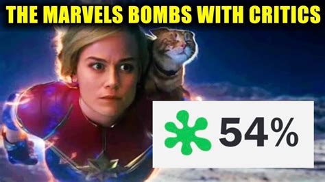 The Marvels Is Rotten On Rotten Tomatoes The Mcu Is Screwed Youtube