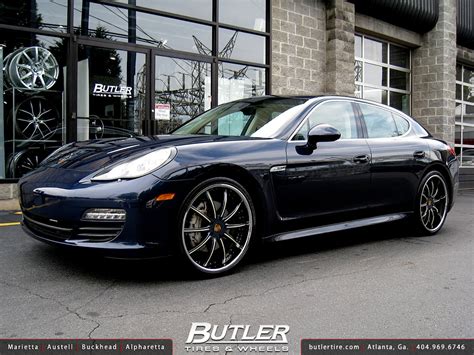 Porsche Panamera With Custom Painted 22in Asanti Af160 Wheels A Photo