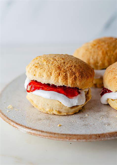 Vegan Scones With Strawberry Balsamic Jam So Vegan