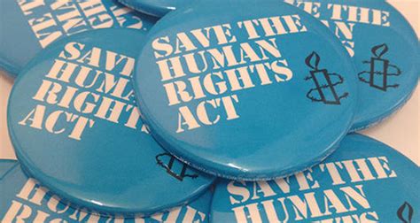 Save The Human Rights Act Badges Amnesty International Uk