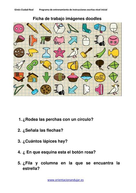 Consulta instrucciones y cómo jugar a más de 35 juegos diferentes con la baraja española: GEA EDUCADORES: Programa de entrenamiento para descifrar instrucciones escritas Los doodles ...
