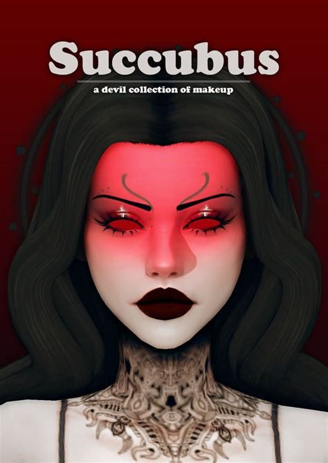 💀 Succubus A Devil Collection Of Makeup 💀 Lady Simmer Sims 4