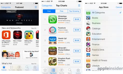 Inside Ios 7 Apples New App Store Simplifies App Updating And Discovery