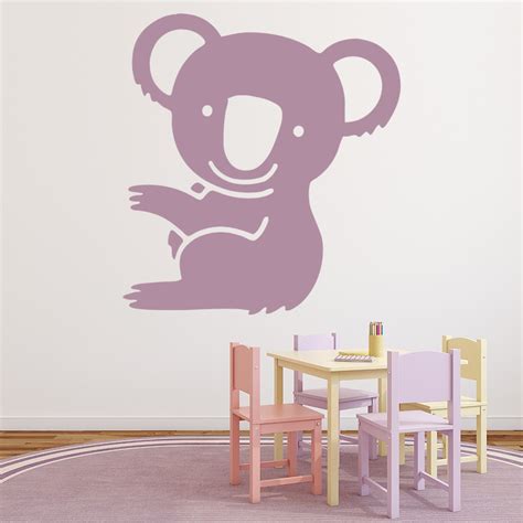 Cartoon Koala Wall Sticker Childrens Wall Art