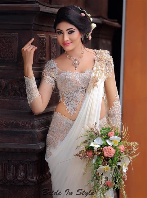 Sri Lankan Bride Designer Wear Outfits Bridal Bridesmaids Hair And Makeup By Tharangaa