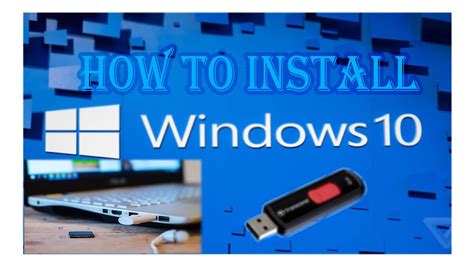 How To Install Window 10 From Usb Youtube