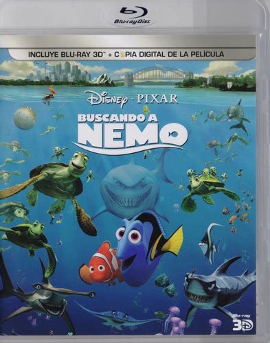 Buscando A Nemo Finding Nemo Pixar Pelicula Blu Ray 3d Meses Sin