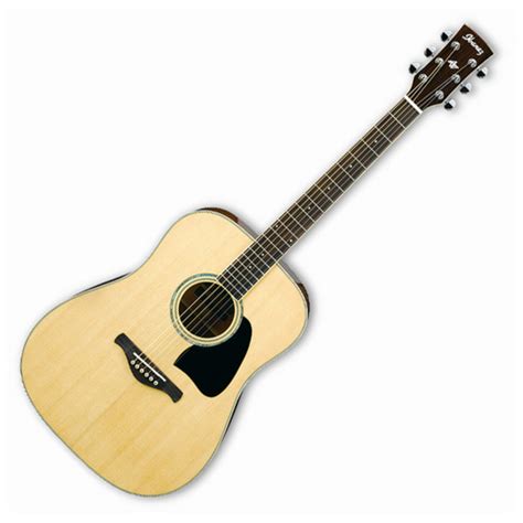 Ibanez Aw300 Acoustic Artwood Guitar Natural With Free Gig Bag At
