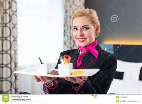 Hotel Room Service Serving Food Stock Photo Image Of Serving Sweet