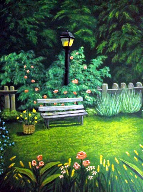 Peaceful Garden Painting