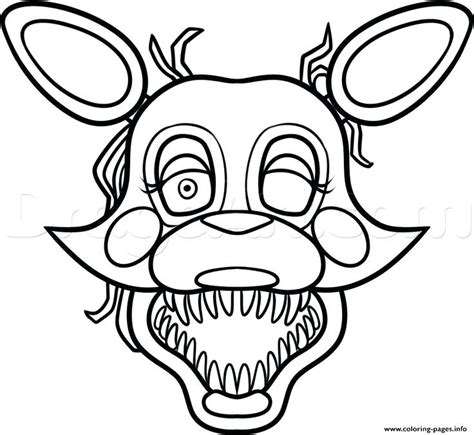 Nightmare Foxy Drawing At Getdrawings Free Download