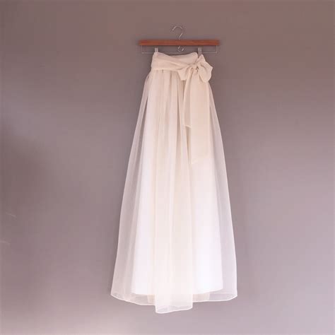 Excited To Share This Item From My Etsy Shop Ivory Chiffon Skirt Any