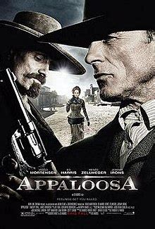The trailer for appaloosa, the ed harris western, with viggo mortensen, renée zellweger and jeremy irons. Appaloosa (film) - Wikipedia