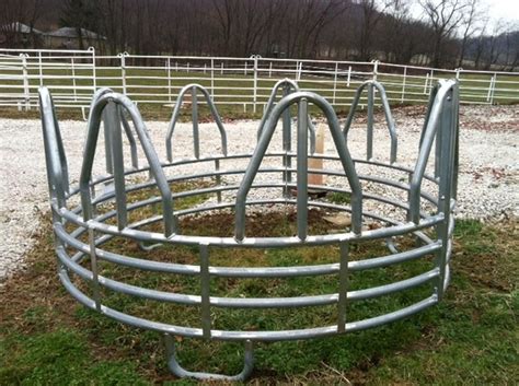 Hay Ring Galvanized Horse Ganddfarms