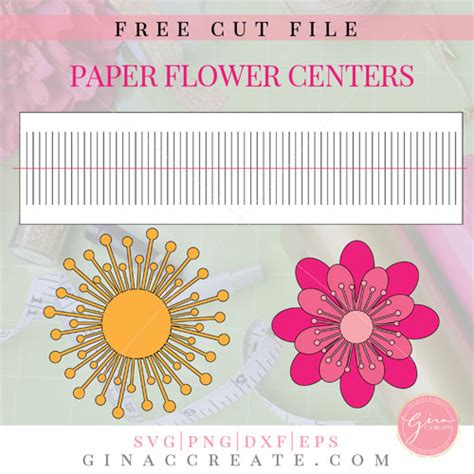 Flower Center Template Free