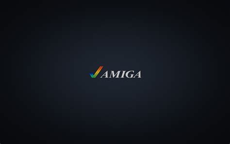 Amiga Logo Dark Blue Background By Pixeloza On Deviantart