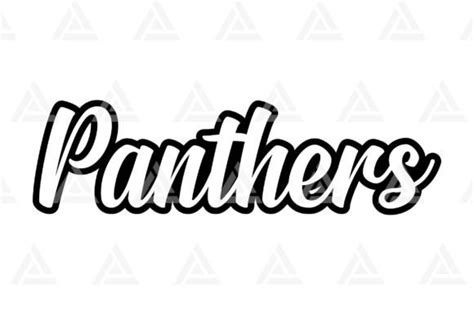 Panthers Svg Cut File Graphic By Svgvectormonster · Creative Fabrica