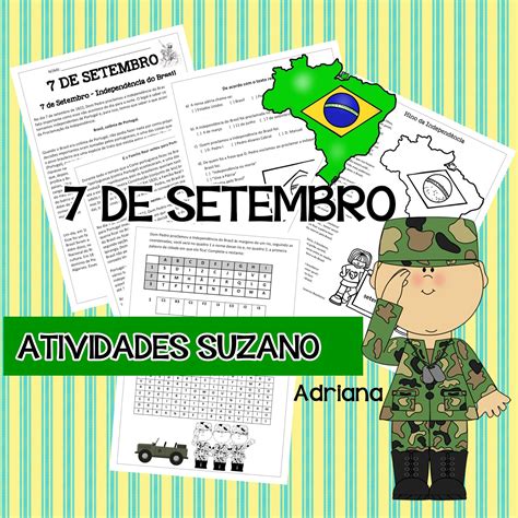 Assista às comemorações de 7 de setembro. 7 DE SETEMBRO | Atividades Pedagogica Suzano
