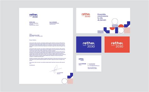 Rethel 2030 Branding by Graphéine in 2021 | Branding design, Branding, Branding design logo