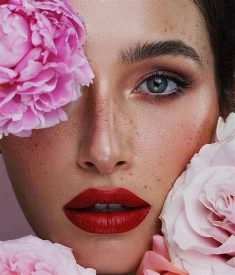 pin by shady on Цветы и женщины похожи flowers and women alike beauty makeup photography