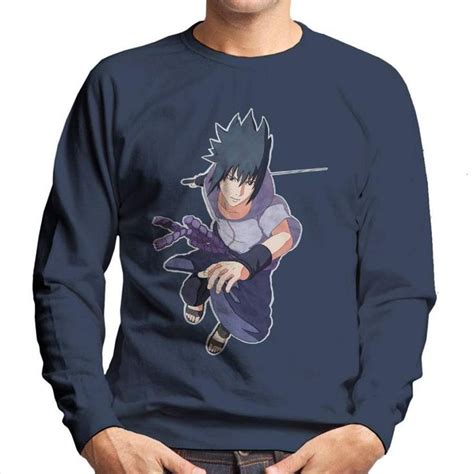 Naruto Shippuden Sasuke Uchiha Mens Sweatshirt In 2022 Mens