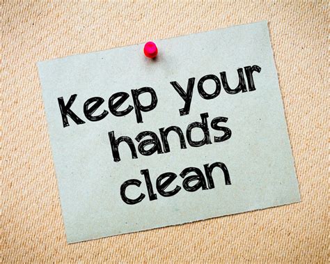 Keep Your Hands Clean Stock Photo Image Of Space Concept 52627882