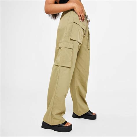 Missguided Straight Leg Cargo Trousers Usc