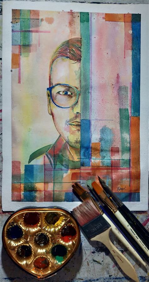 Even if we're continually changing, doing this means that you're holding yourself for certain decisions and actions needed to help you grow. Self-reflection | Art, Painting, Reflection
