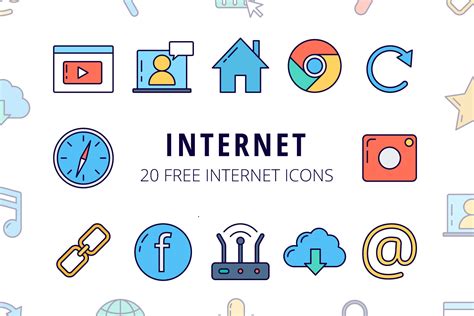 Internet Icons Vector