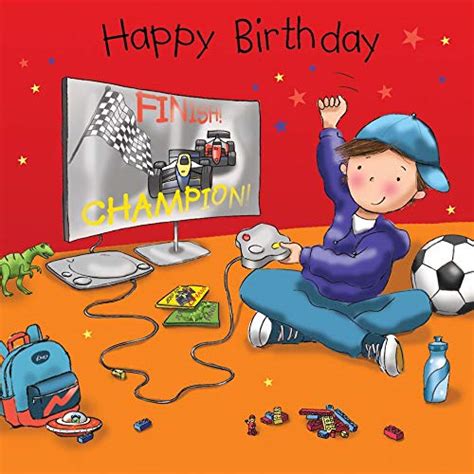 Buy Twizler Happy Birthday Card With Playstation Boys Birthday Card