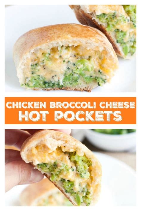 Homemade Chicken Broccoli And Cheese Pockets Are Great For An Easy