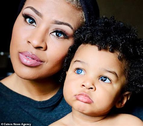 Mother And Her One Year Old Son Both Have Stunning Swirled Eyes That