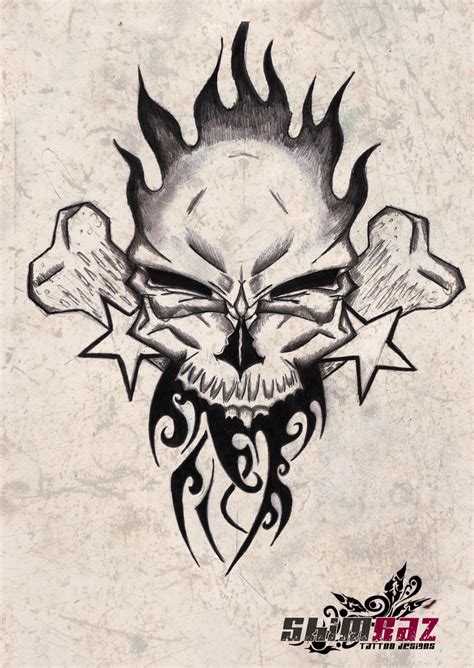 Skull Tattoo Design 2 By Gradle On Deviantart