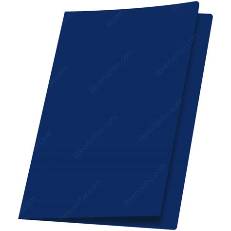 Folder De Color Tamaño Oficio American Iris Azul Marino Librería