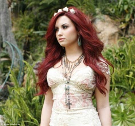 Demi Lovato Red Hair My Idol