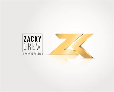 Zk 3d Logo Zacky Crew Branding Brandname Brandidentity