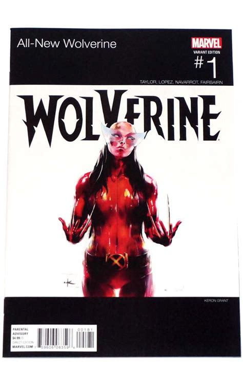 All New Wolverine 1 Hip Hop Variant 1st X 23 As Wolverine Comic Book