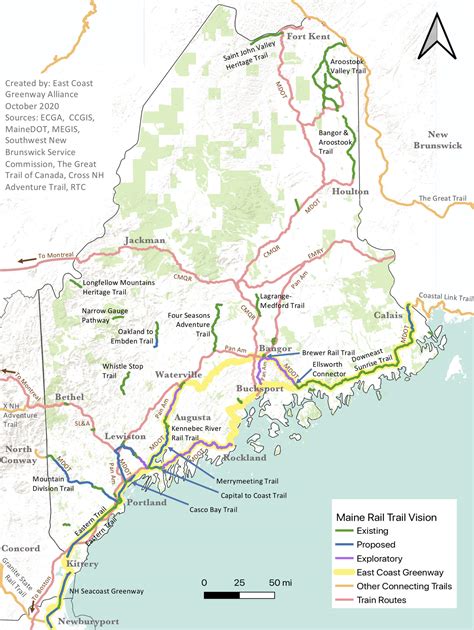 Maine Trail Coalition Announces Rail Trail Plan