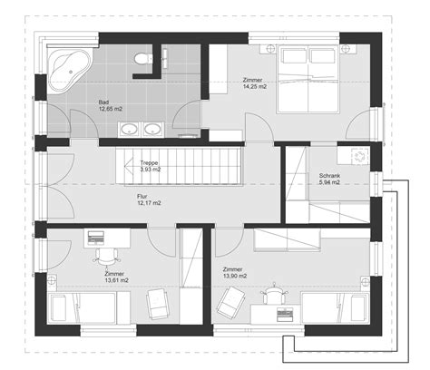 Grundriss Obergeschoss House Plans Floor Plans Building Plan