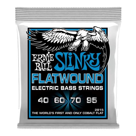 Ernie Ball Slinky Cobalt Flatwound Bass Strings 40 95 At Gear4music