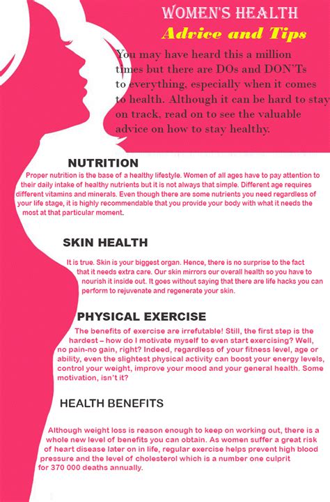 Health Tips For Women Every Woman Should Take To Heart In 2020 With