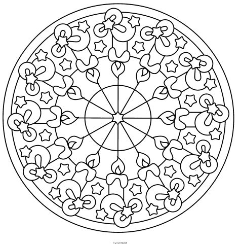 Coloriage Mandala Gratuit Mandalas Colorier