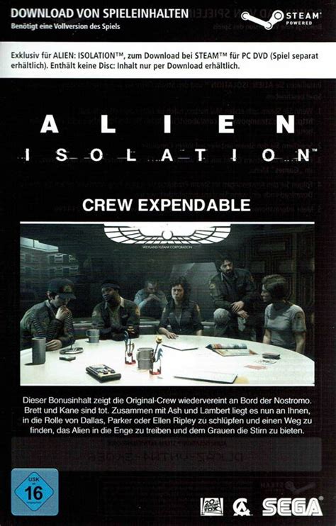 Alien Isolation Ripley Edition 2014 Windows Box Cover Art Mobygames