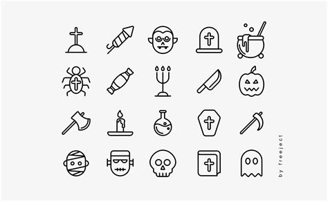 Free 20x Horror Icon Design Vector And Png