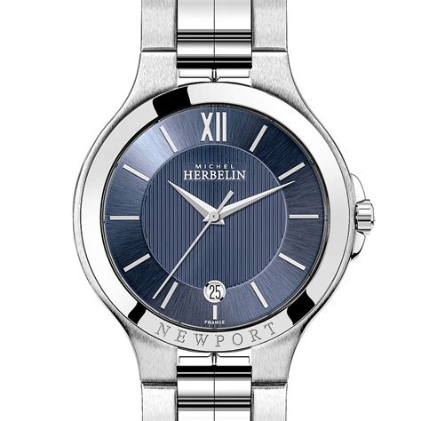 montre newport royale 12298 b15 michel herbelin ocarat