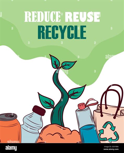 Eco Recycle Reduce And Reuse Stock Vector Image And Art Alamy