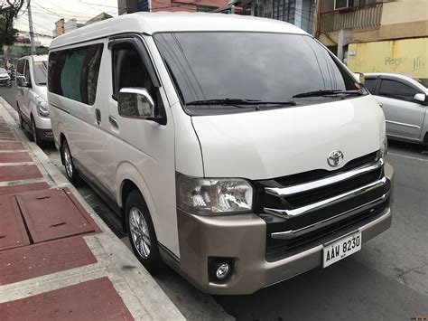Toyota Hiace 2016 Car For Sale Metro Manila
