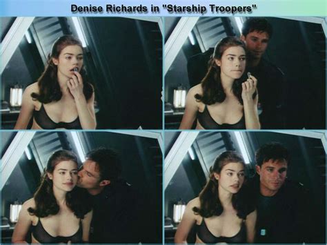 Голая Дениз Ричардс в Starship Troopers