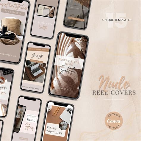 Instagram Nude Template Etsy UK