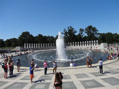 Rainbow Pool At The National World War Ii Memorial Picture Of